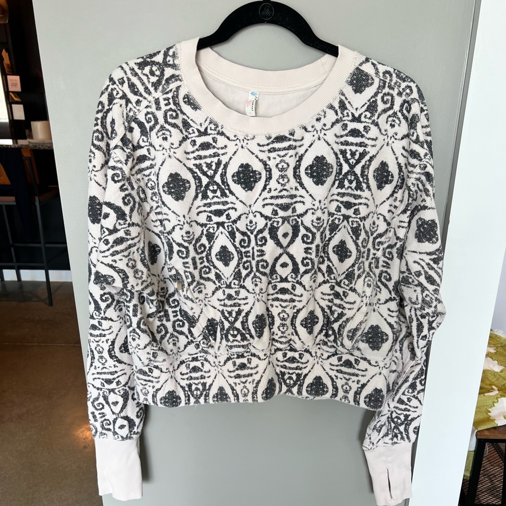 Free People Movement June Bug Printer Sweatshirt